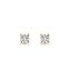 Ohrstecker 375 Gold Gelb Zirkonia Rund Ohrstecker Studs - 1