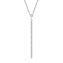 Halskette 925 Sterling Silber rhodiniert Zirkonia Herz - 1