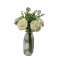 Kunstblume Rosenstrauß in Vase Flora - 1