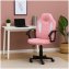 Schreibtischstuhl Junior höhenverstellbar ergonomischer Drehstuhl Pink - 1
