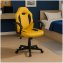 Schreibtischstuhl Junior höhenverstellbar ergonomischer Drehstuhl Gelb - 1