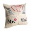 Kissen mit Taschen Mr.   Mrs. - 1