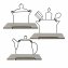 Wandboard Viola 3er-Set - 1