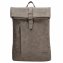 Laptoprucksack Notebooktasche Kunstleder Taupe günstig online kaufen