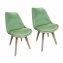 Stuhl Atlanta Velvet Hellgrün - 1