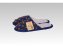 Pantoffel Wolle Noppen blau - 38/39 linke - 1