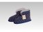 Heimschuh HS 18 Wolle Noppen blau 36/37 linke - 1
