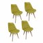 Stuhl Atlanta Velvet Curry - 1