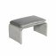 Polsterhocker B/H/T 61 x 34,5 x 40 cm Vance Grau - 1