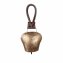 Glocke mit Kunststlederband Antik Gold - 1