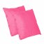 Kissen Nathalie Unifarben 2er-Set Pink - 1