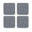 Glasuntersetzer 4er-Set Filz quadratisch - 1
