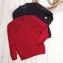 Struktur-Pullover - rot - 1
