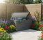 Metall-Aufbewahrungsbox Gartentruhe 300L Stauraum wetterfest - 1
