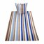 Bettwäsche 2-teiliges Set 135 x 200 Längsgestreift - 1