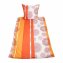 Bettwäsche 2-teiliges Set 135 x 200 Orange Rot - 1