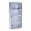 Medizinschrank verschließbar Edelstahl/Glas - 1