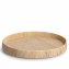 Dekotablett Rattan rund - 1