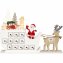 Adventskalender Weihnachtsmann auf Rentierschlitten - 1