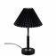 Tischlampe Schwarz Plissee Schirm - 1