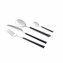 Besteck-Set 24-teilig Marble Black - 1