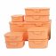 Vorratsdosen-Set 8 Stück Orange - 1