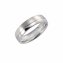 Ring Edelstahl glanz/mattiert 6mm breit - 1