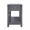 Nachttisch Hayet Grau - 1