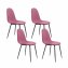 Stuhl Savannah Webstoff Pink - 1