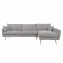 Ecksofa Antonius Webstoff Grau rechts - 1