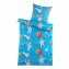 Mikrofaser Kinder Bettwäsche 2-tlg 80x80 135x200 Weltall - 1