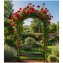 Gartenbank mit Rosenbogen - 1