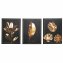 Wandbilder 3er-Set Schwarz Gold - 1