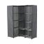 Stoffschrank Eckregal Lena - 1