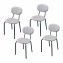 Stuhl Anella Cappucchino 4er-Set - 1