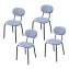 Stuhl Anella Grau 4er-Set - 1