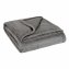Flanell-Kuscheldecke Anthrazit 150 x 200 Glitter, Metallic-Print - 1