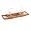 Badewannenablage Bambus/Metall - 1