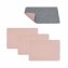Tischset 4 - teilig Grau/Rosa - 1