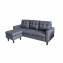 Ecksofa Reva Grau - 1