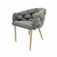 Stuhl Alsen Gold Grau - 1