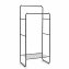Kleiderständer, schwarz Metall - 1