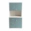 Badschrank Hellblau Weiß - 1