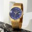 Solar-Armbanduhr „Gold  &  Blue“ - 1