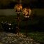 Solar-Metall-Gartenfackel - 1