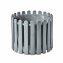 Blumentopf mit Wasserspeicher Nessa rund grau - 1