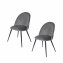 Esszimmerstuhl 2er Set Tampa Leaf Grau - 1