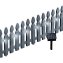 Beeteinfassung Länge 720 cm Zaun Grau - 1