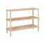 Schuhregal 3 Ebenen Anea Holz Natur - 1