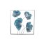 Wanddeko Blue Flower - 1